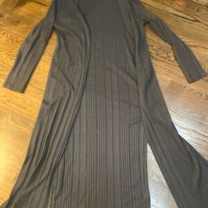 Umgee Extra Long Cardigan dark gray Size Med